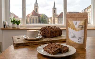 High-Protein Rührkuchen mit Insect Powder